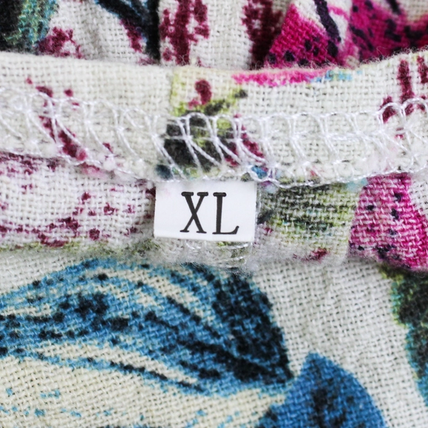 Unbranded Women's XL Multicolor Cotton Blend Jumpsuit with Pockets