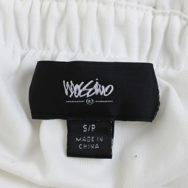 Mossimo Women's S/P White Strapless Lined Maxi Dress with Side Slits 