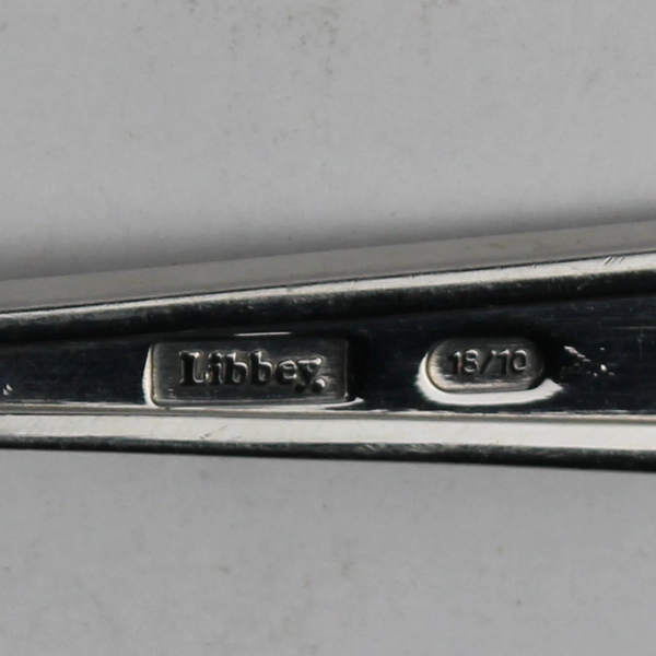 Lot Of 5 Libbey LYF7 (Stainless) Flatware 3 Dinner Knives 9.5" Salad Forks 7.25"