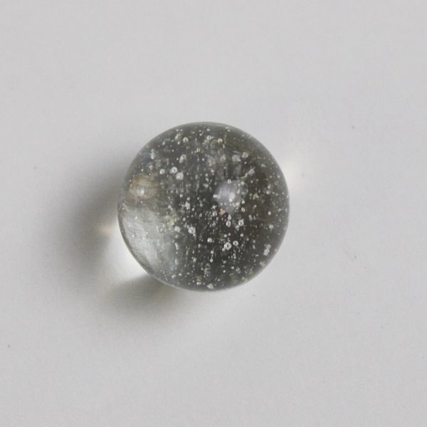 Lot Of 320 Unbranded Aquarium Glass Stones Marble Shaped Iridescent Clear