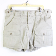 Tilley Endurables Solid Khaki/Tan Color Work Utility Cargo Shorts Womens Size 35