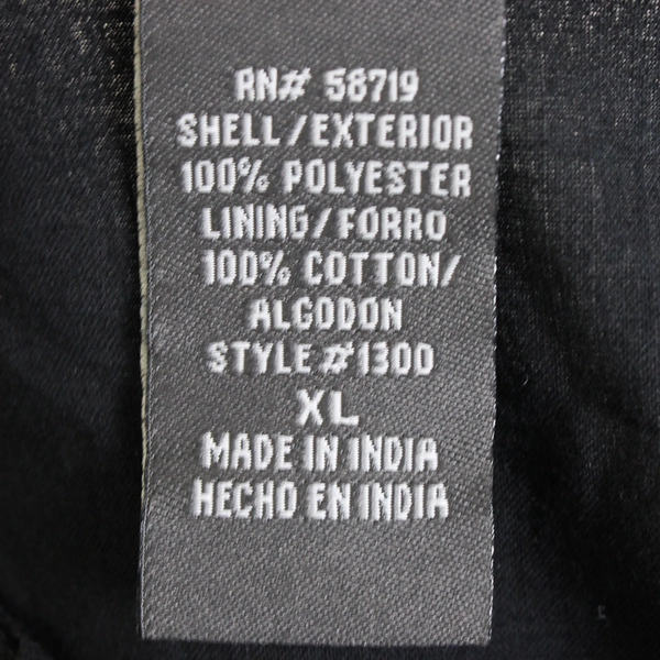 Notations Clothing Co Solid Black Color Beaded Long Sleeve BlouseWomens Size XL