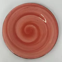 HausenWare Twist Coral Salad Plate Swirl Pattern 8.75 Inch