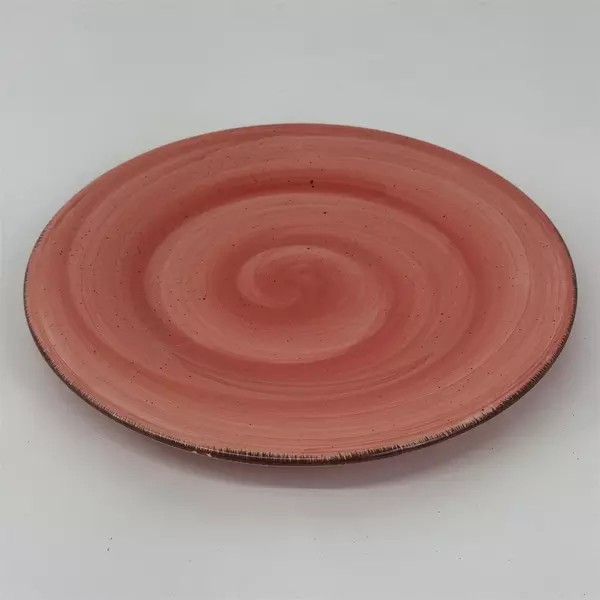 HausenWare Twist Coral Salad Plate Swirl Pattern 8.75 Inch