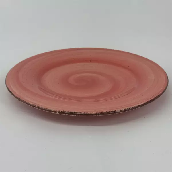 HausenWare Twist Coral Salad Plate Swirl Pattern 8.75 Inch