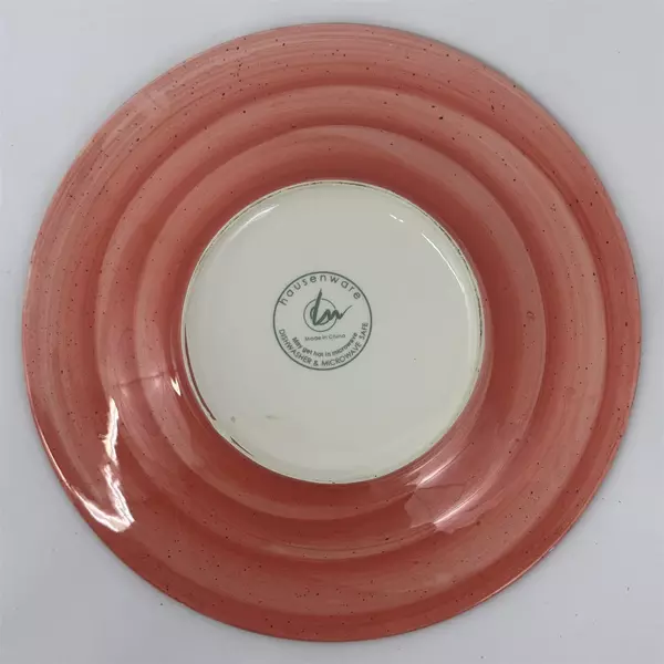 HausenWare Twist Coral Salad Plate Swirl Pattern 8.75 Inch