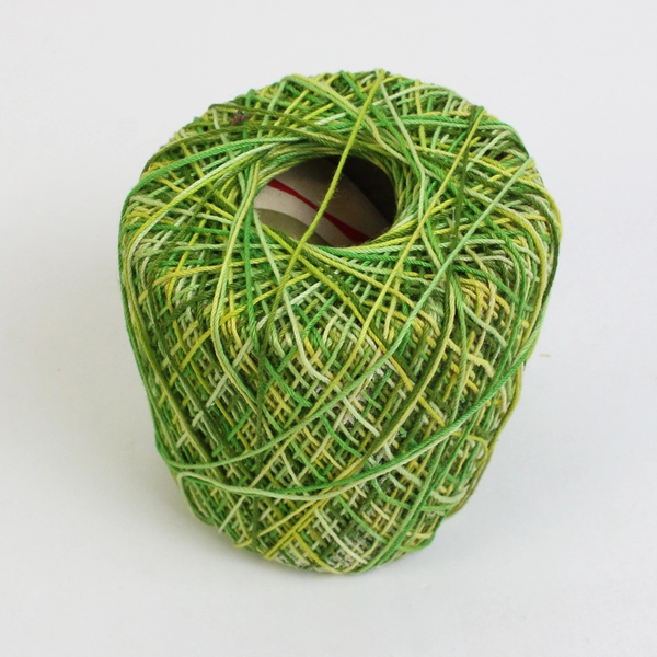  Lot of 4 Skeins of Yarn, 2 Large and 2 Small, Christmas Colors