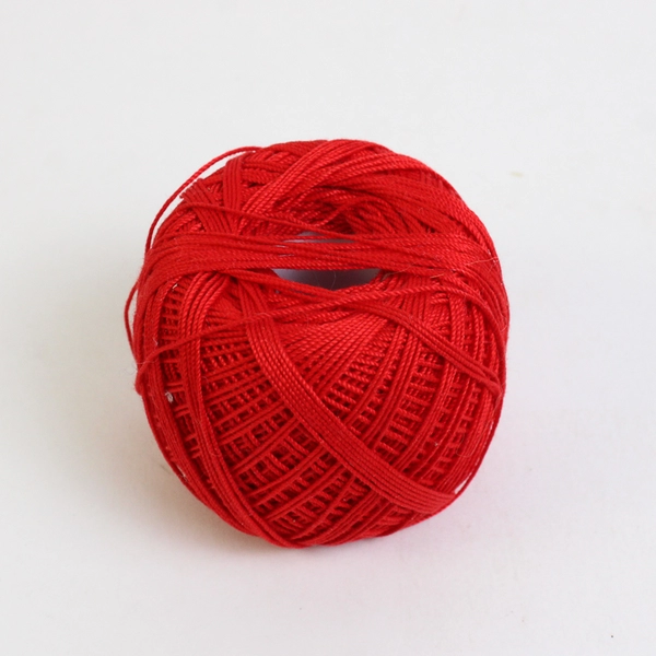  Lot of 4 Skeins of Yarn, 2 Large and 2 Small, Christmas Colors