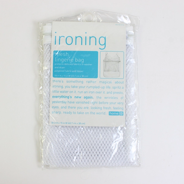 Lot of 3 Assorted Bags of Clear Mesh Laundry Bags, New