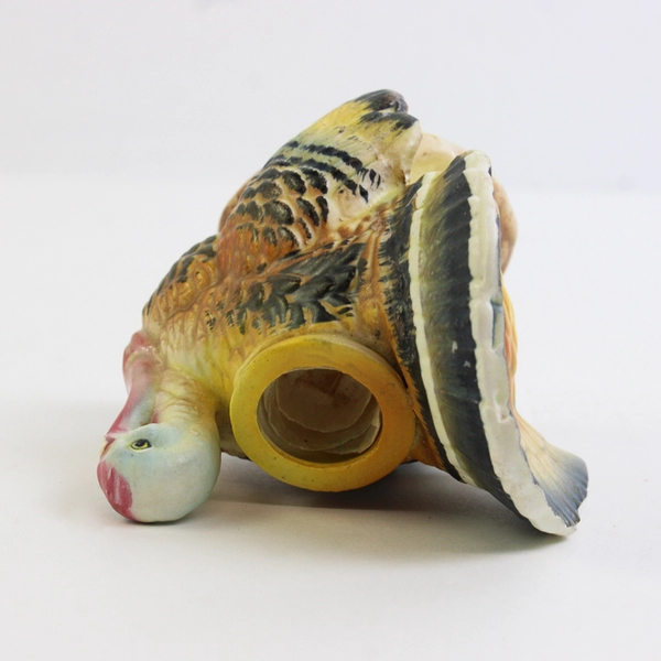 Napcoware 3.8" Tall Turkey Thanksgiving Candle Holder, Japanese