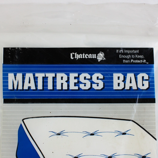 New Chateau Queen Size Mattress Bag for Moving or Storage 61x10x90" 2 Mil. Thick