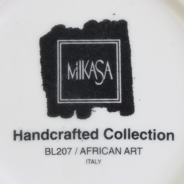 Large Mikasa African Art Elephant Coffee Mug, BL207, Made in Italy
