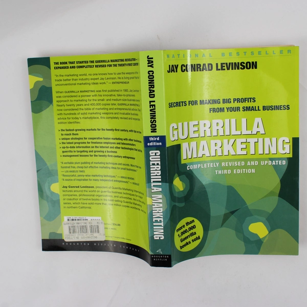 Guerrilla Marketing Big Profits from Small Business Jay Conrad Levinson 1998, PB