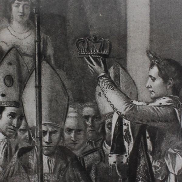 1889 Coronation Of The Empress Josephine Jacques-Louis David Photogravure Print