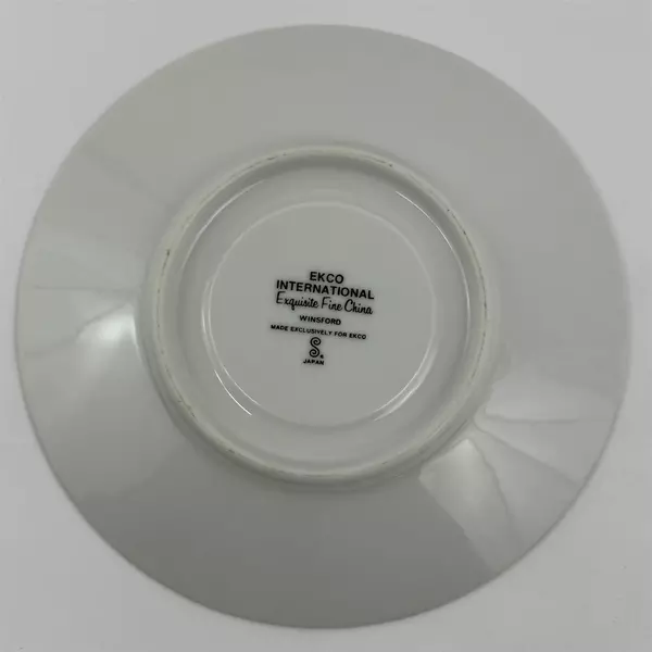 Vtg EKCO International Winsford 6" Saucer Plate Exquisite Fine China Floral 