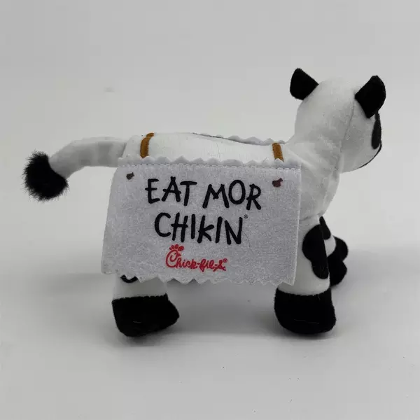 2024 Chick-fil-A Eat More Chickin' Cow Plush Black White Spots