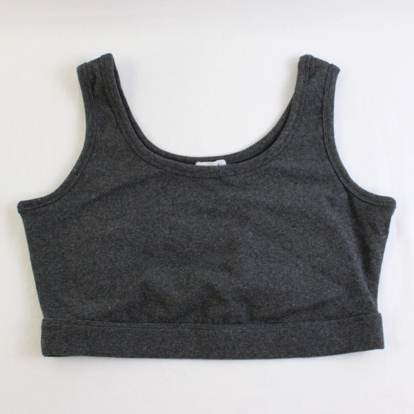 White Birch Dark Gray Sports Bra Women's Size XL