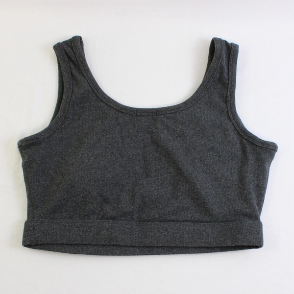 White Birch Dark Gray Sports Bra Women's Size XL