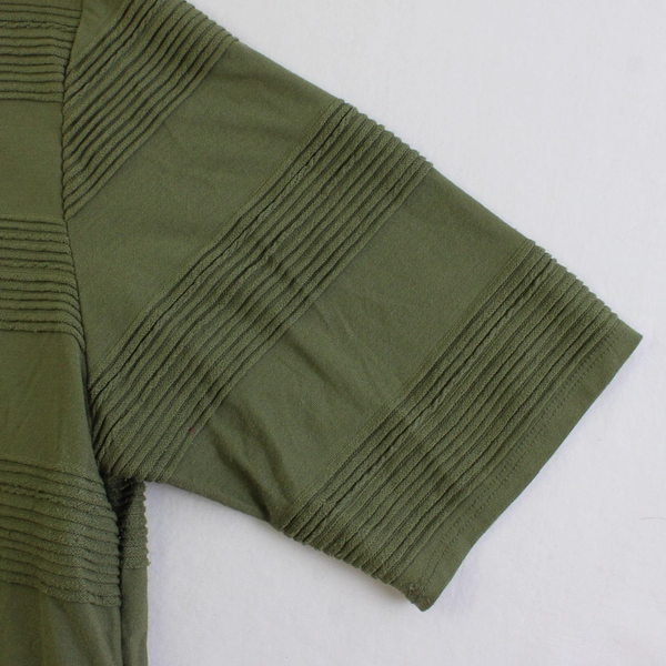 LuLaRoe Army Green Textured Short-Sleeve T-Shirt Women's Size XL