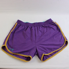 Under Armor Purple Yellow and Green Gym Shorts Women's Size XL