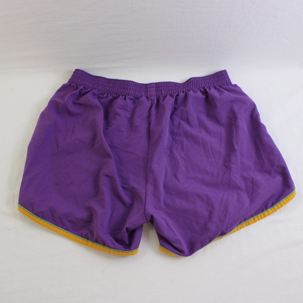 Under Armor Purple Yellow and Green Gym Shorts Women's Size XL