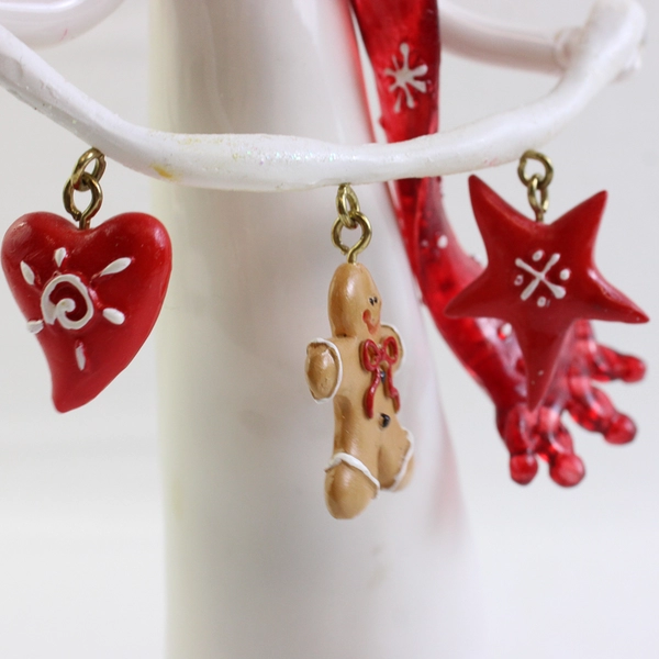 Vintage Porcelain and Glass Christmas Snowman Figure 10.5"