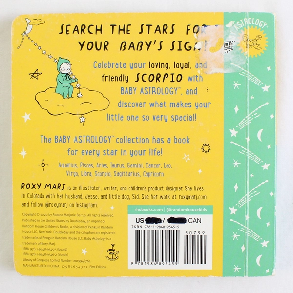 Baby Astrology: Dear Little Scorpio - Board book by Roxi Marj, 2020