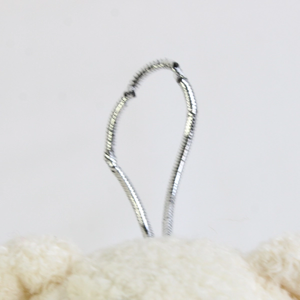 2007 Animal Adventure Plush Bear Christmas Tree Ornament 7"