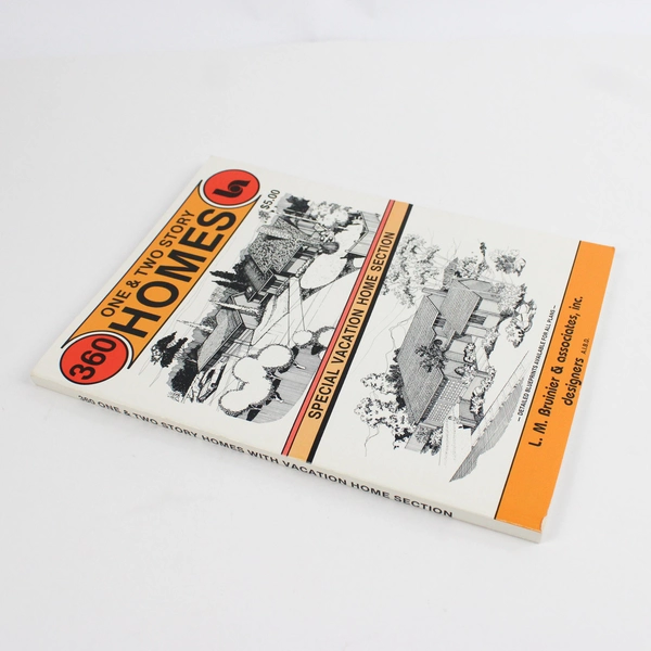 360 One & Two Story Homes Vintage Plan Book LM Bruinier (1985, Paperback)