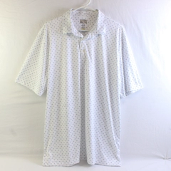 Greg Norman Play Dry White Polo Shirt Men's Size XL