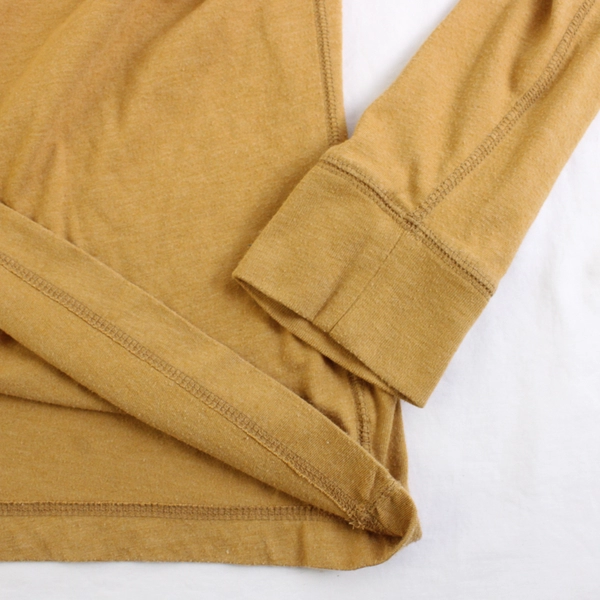 Old Navy Yellow Long-Sleeve Henley Shirt Men's Size Large