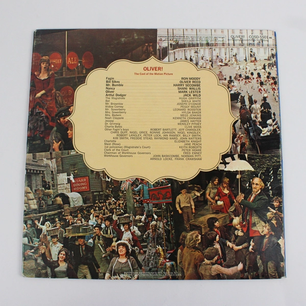 Oliver Original Soundtrack COSD 5501 33 rpm Vinyl LP Vintage 1968