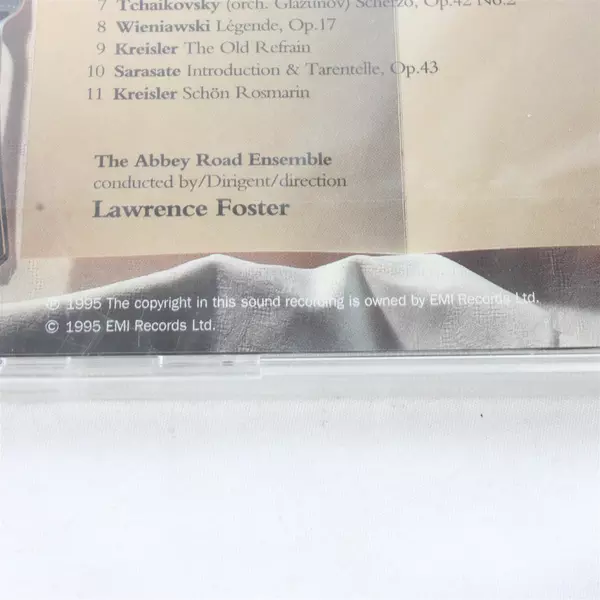 Itzhak Perlman A La Carte Lawrence Foster Sealed CD