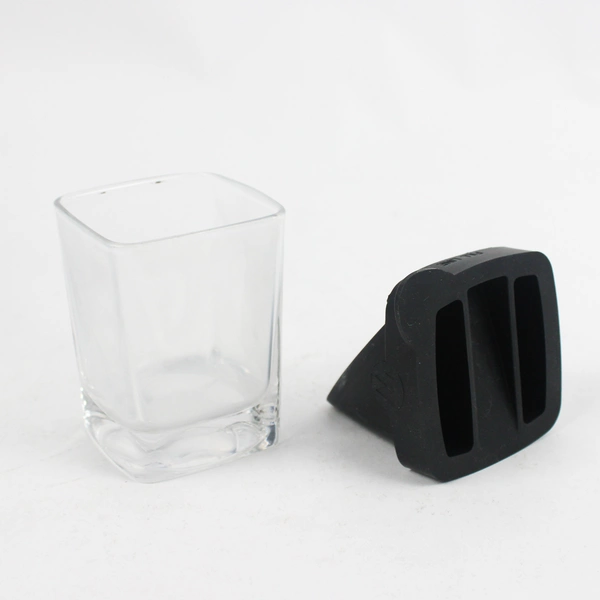 Corkcicle Whiskey Wedge Premium Old Fashioned Glass With Silicone Ice Mold 9 Oz