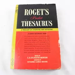 Roget's Pocket Thesaurus C.O. Sylvester Mawson 1965 Paperback