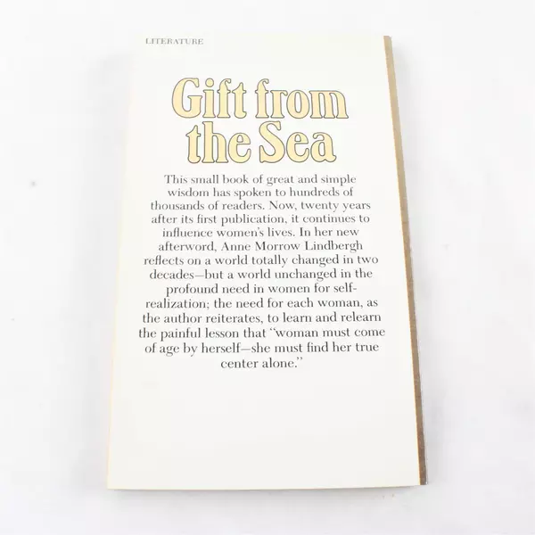 Gift from the Sea Anne Morrow Lindbergh 1978 Vintage Paperback