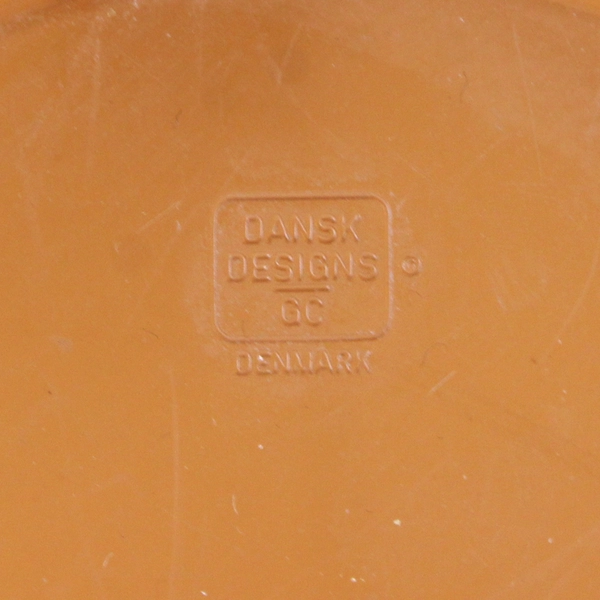 Lot Of 6 Dansk Designs Gunnar Cyren Amber Melamine Plastic Cups 5.5"