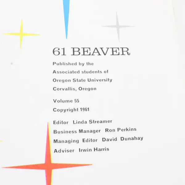 The Beaver 1961 Oregon State University Yearbook Vintage 