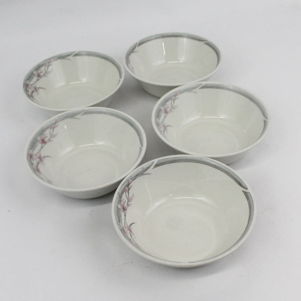 5 Royal Doulton Fresh Flowers Mayfair round Cereal Bowls 6.25 Inch