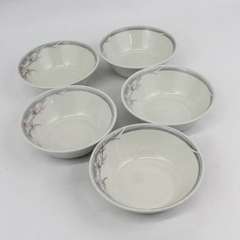 5 Royal Doulton Fresh Flowers Mayfair round Cereal Bowls 6.25 Inch