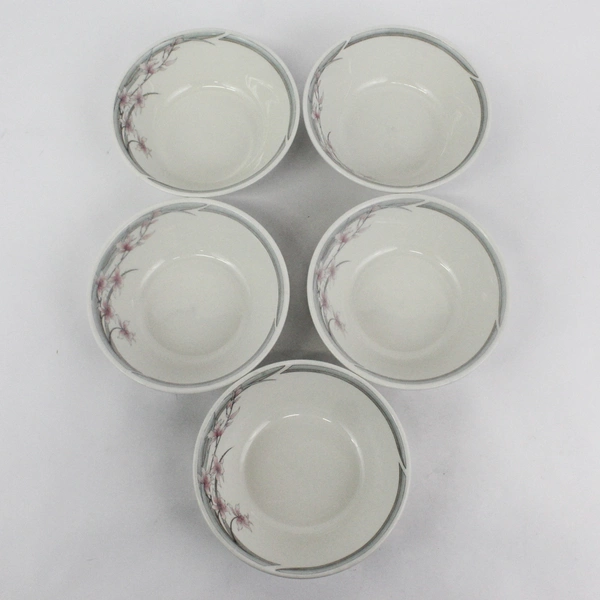 5 Royal Doulton Fresh Flowers Mayfair round Cereal Bowls 6.25 Inch