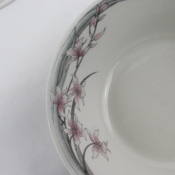 5 Royal Doulton Fresh Flowers Mayfair round Cereal Bowls 6.25 Inch