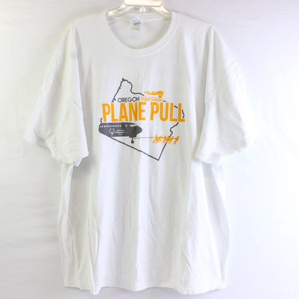 Oregon Special Olympics Law Enforcement Torch Run Plane Pull T-Shirt Adult 3XL