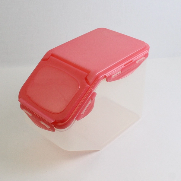 Lock & Lock 5 L Plastic Food Storage Container Pink Lid