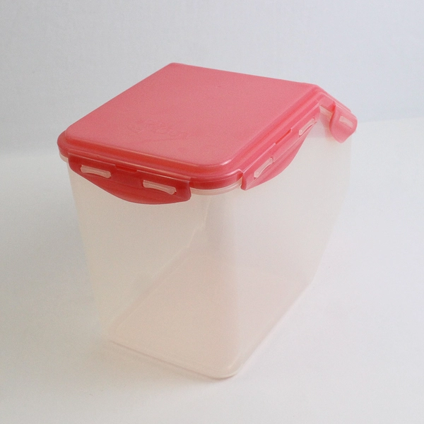 Lock & Lock 5 L Plastic Food Storage Container Pink Lid