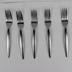 Lot Of 5 Oneida Silver Satin Teresa (Stainless) Flatware Dinner Forks 8.25" Long