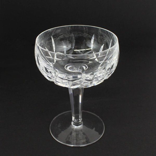 Set of 3 Vintage Waterford Crystal Kildare Champagne Coupe Sherbet Glasses 1970s