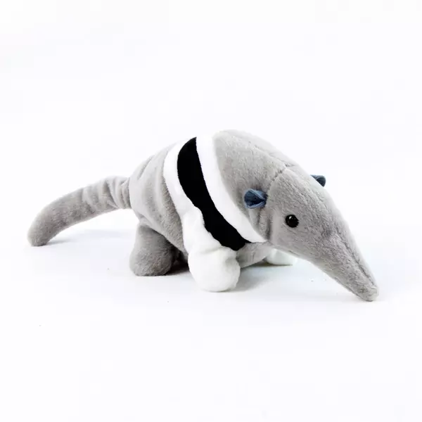 Ty Beanie Baby Ants 1998 Gray Anteater Plush Doll Toy With Tag