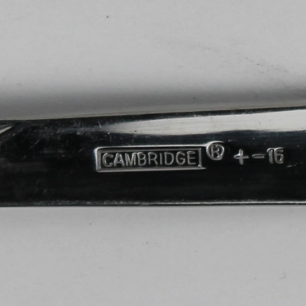 Set of 6 Cambridge Stainless Steel Teaspoons Maren-Tessa Pattern 6.75 Inches