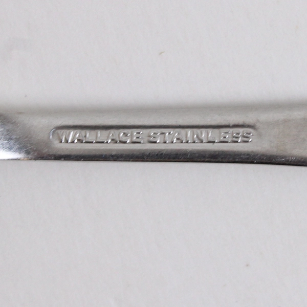 Lot Of 5 Wallace Silver Saybrook (Stainless) Flatware Teaspoons 6" Long